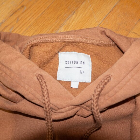 Oversized Hoodie | Cotton On | Brown/Tan - Picture 7 of 7